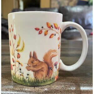 Maison D'Hermine Fine Bone China Autumn Squirrel Mug 12oz